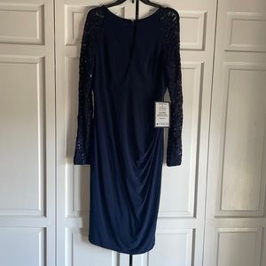 B&A by Betsy & Adam at Macy’s sz 16 navy dress NWT